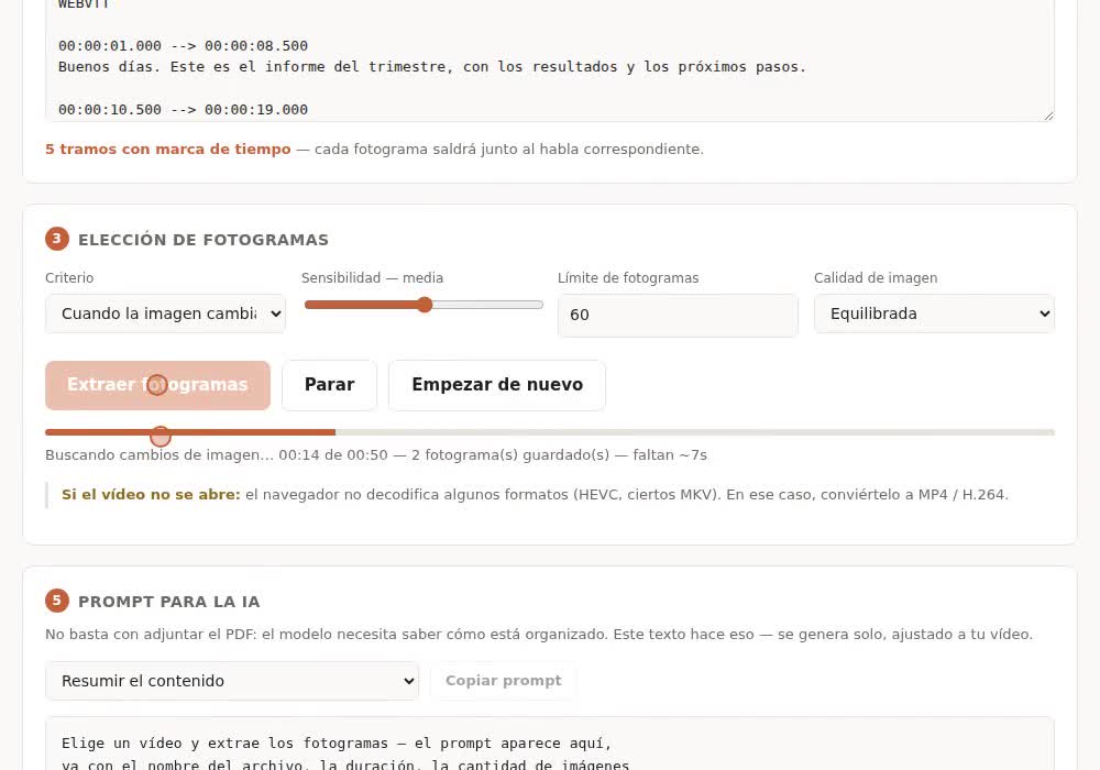 ClipContext en funcionamiento